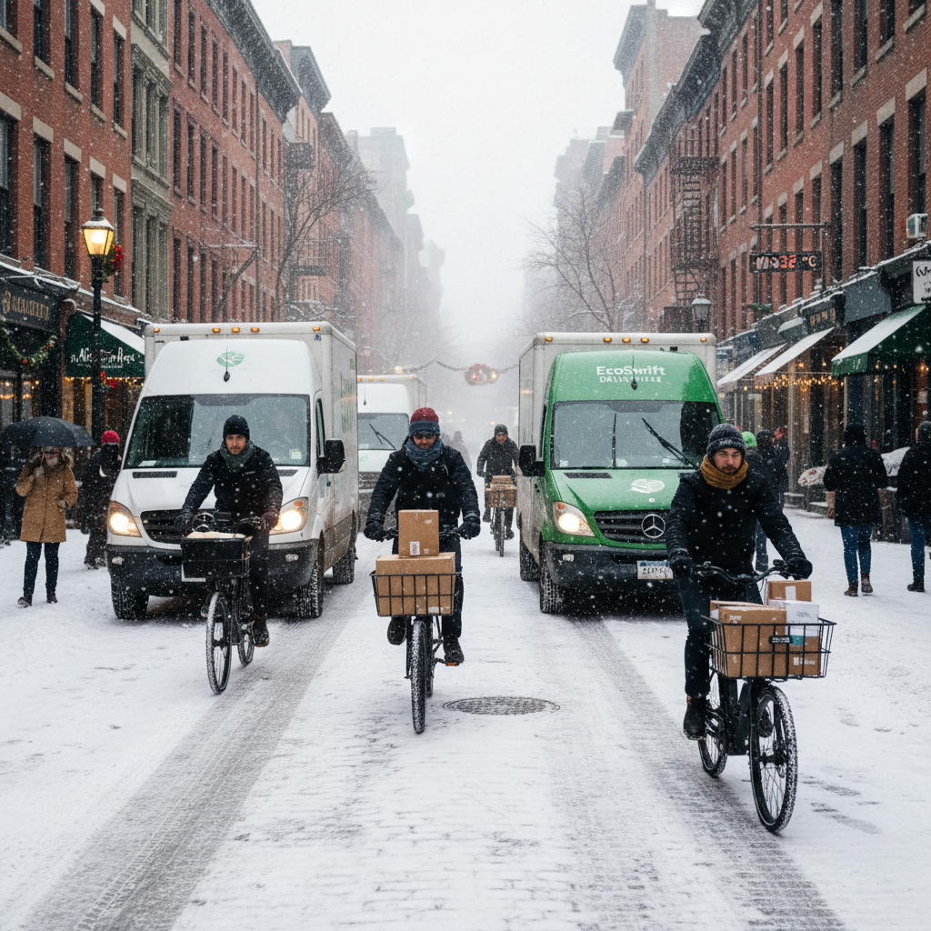 AI Logistics Driving Faster Deliveries