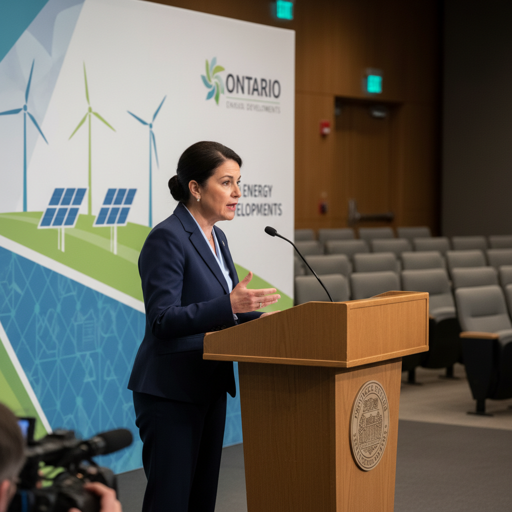 Ontario to Host Energy and Mines Press Conference in Greater Napanee